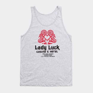 Retro Vintage Lady Luck Hotel and Casino Las Vegas Tank Top